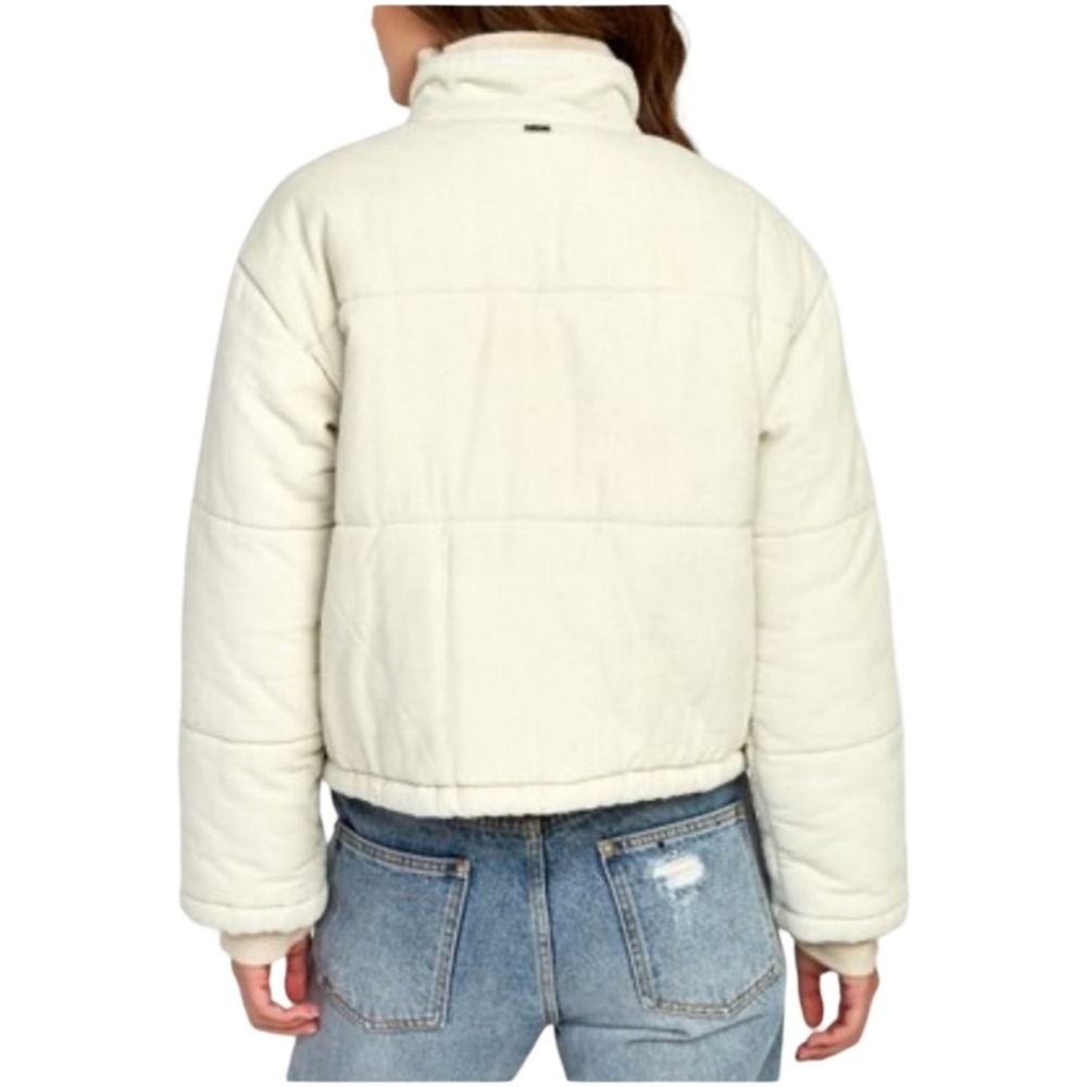 RVCA Eezeh Corduroy Puffer Jacket Size Small - Picture 2 of 16